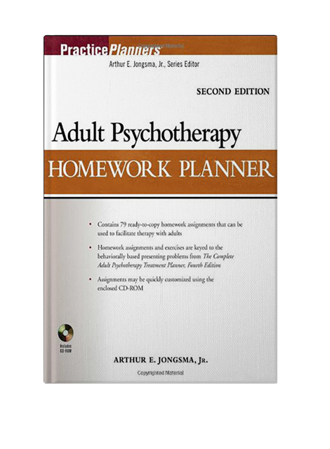Adult Psychotherapy Homework Planner - 2 Edition
