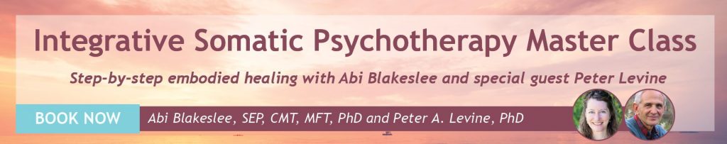 Integrative Somatic Psychotherapy Master Class Step-by-step embodied healing with Abi Blakeslee and special guest Peter Levine