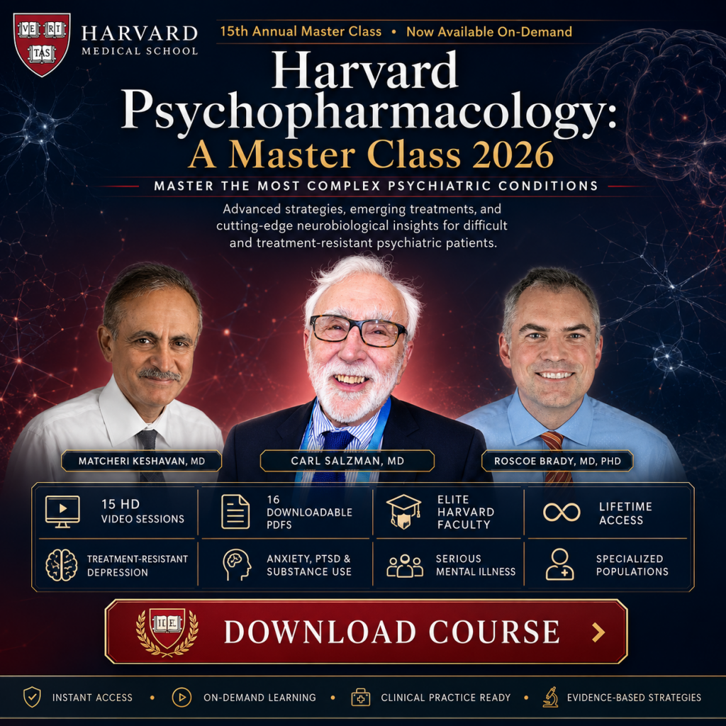Psychopharmacology: A Master Class 2026